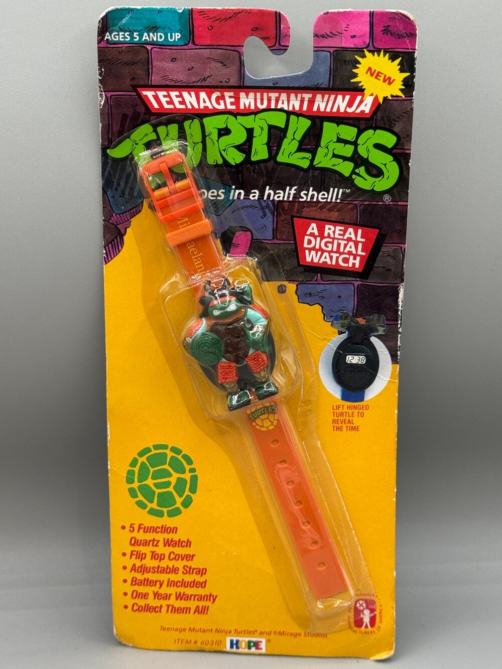 Teenage Mutant Ninja Turtles Michaelangelo Vintage Digital Watch NEW